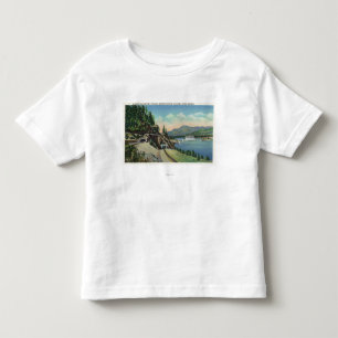 T-shirt Pour Les Tous Petits La route et les tunnels de chemin de fer