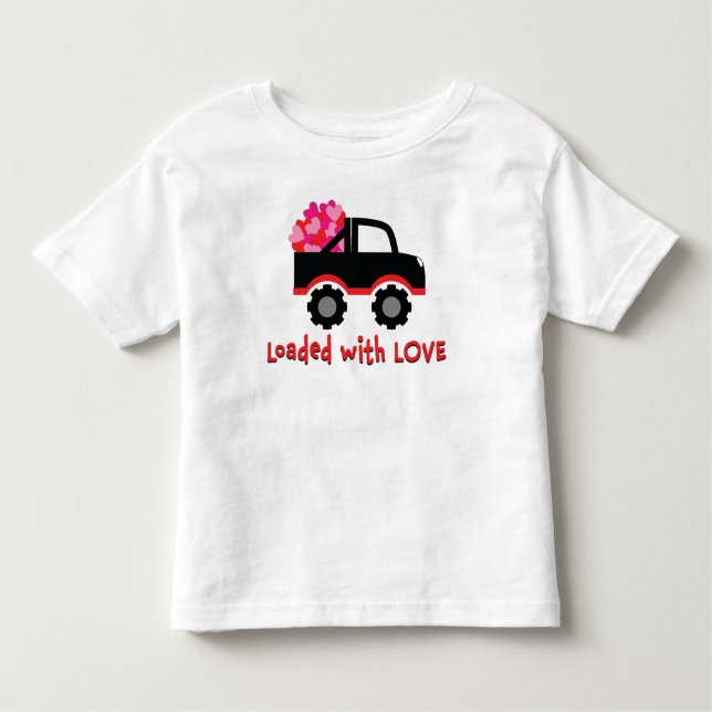 T-shirt Pour Les Tous Petits La Saint-Valentin en amoureux (Devant)
