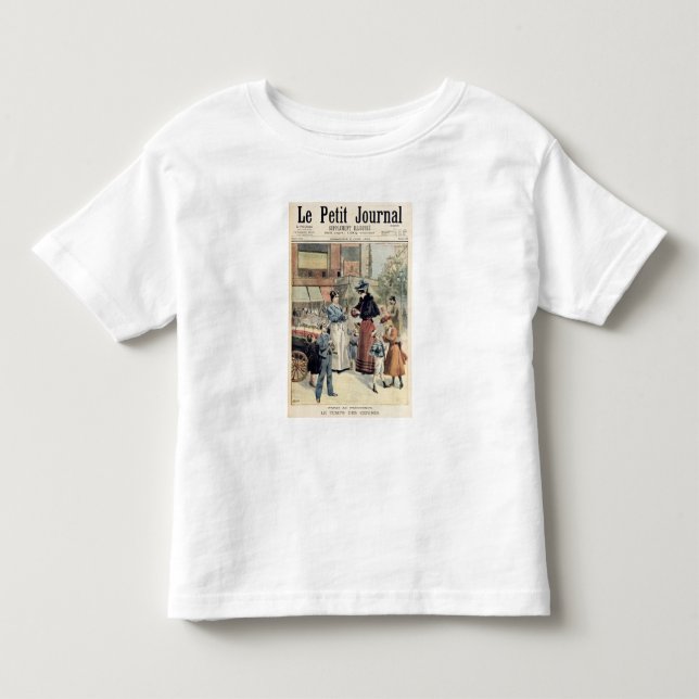 T-shirt Pour Les Tous Petits La saison de cerise (Devant)