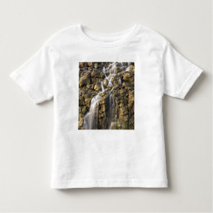 T-shirt Pour Les Tous Petits La saumure tombe de la roche volcanique chute