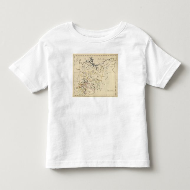 T-shirt Pour Les Tous Petits La Saxe supérieure 2 (Devant)