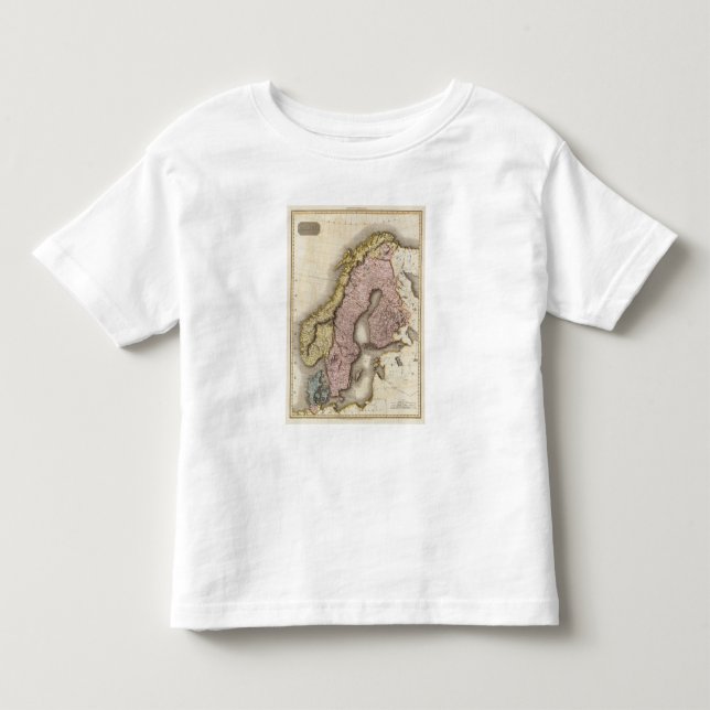 T-shirt Pour Les Tous Petits La Scandinavie 2 (Devant)