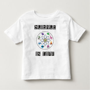 T-shirt Pour Les Tous Petits La science est la vie