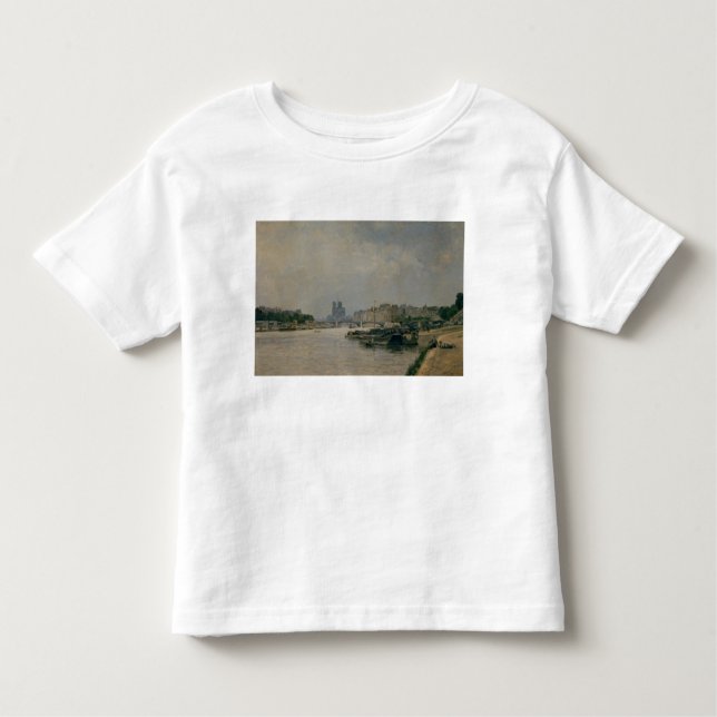 T-shirt Pour Les Tous Petits La Seine de Quai de la Rapee (Devant)