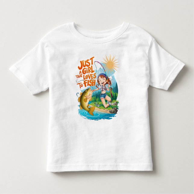 T-shirt Pour Les Tous Petits La Stratégie De Pêche (Devant)