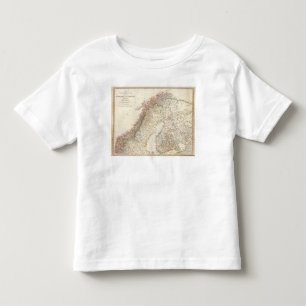 T-shirt Pour Les Tous Petits La Suède et la Norvège, du nord, Russie
