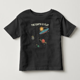 T-shirt Pour Les Tous Petits La Terre Est Une Théorie Humoristique Plate