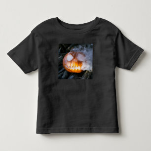 T-shirt Pour Les Tous Petits La tête Jack-o-Lantern d'un cavalier sans tête