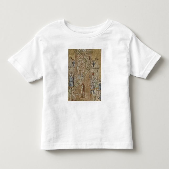 T-shirt Pour Les Tous Petits La tour de Babel, de l'oreillette (Devant)