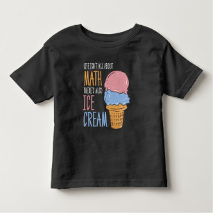 T-shirt Pour Les Tous Petits La vie, c'est la crème glacée, pas seulement le bâ