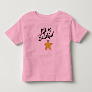 T-shirt Pour Les Tous Petits La vie est une étoile de mer balnéaire