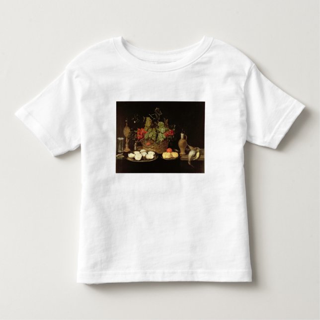T-shirt Pour Les Tous Petits La vie toujours avec des huîtres (Devant)