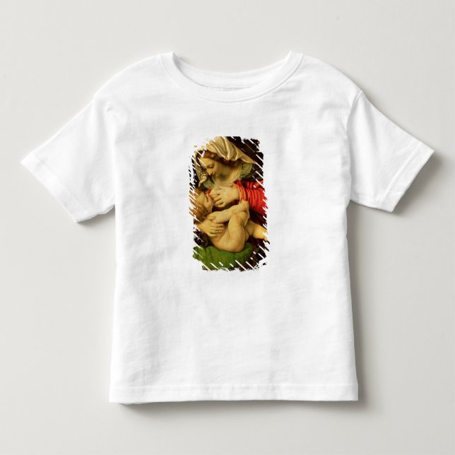 T-shirt Pour Les Tous Petits La Vierge du coussin vert, 1507-10 (Devant)
