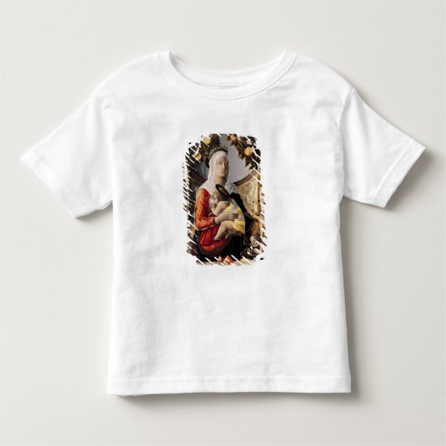 T-shirt Pour Les Tous Petits La Vierge et l'enfant entourés par huit (Devant)