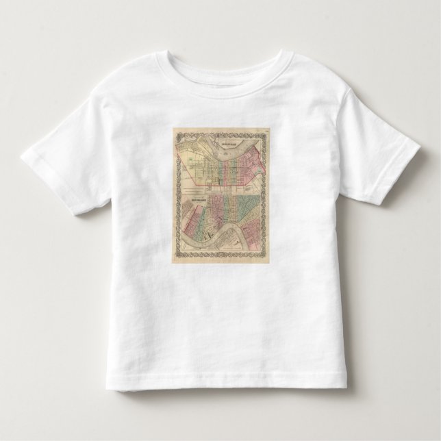 T-shirt Pour Les Tous Petits La ville de Louisville, Kentucky (Devant)