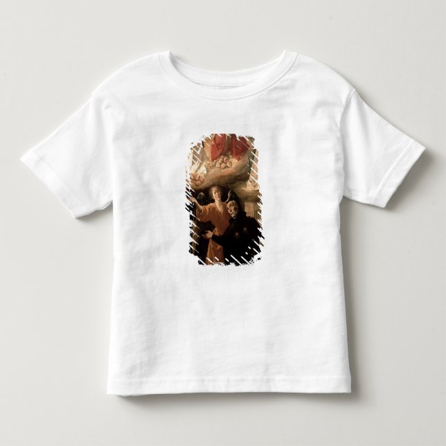T-shirt Pour Les Tous Petits La vision de St. Alphonsus Rodriguez (Devant)