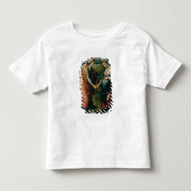 T-shirt Pour Les Tous Petits La visite (Devant)