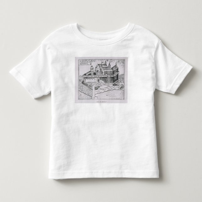 T-shirt Pour Les Tous Petits La vue de Champlain du Québec (Devant)