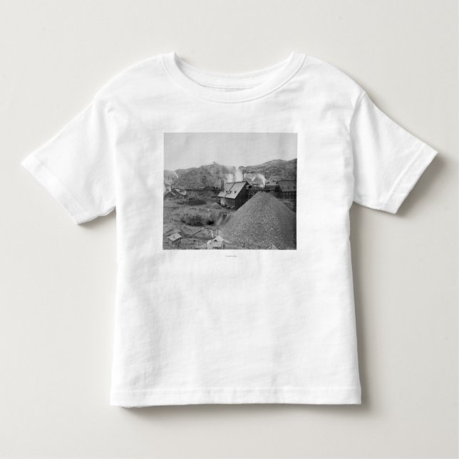 T-shirt Pour Les Tous Petits La vue de l'usine "Homestake d'exploitation (Devant)
