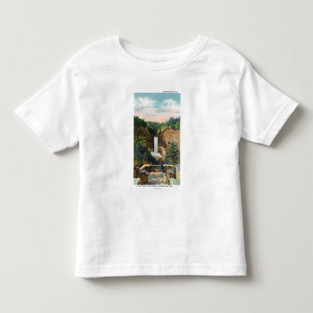 T-shirt Pour Les Tous Petits La vue de Taughannock tombe # 2 (Devant)