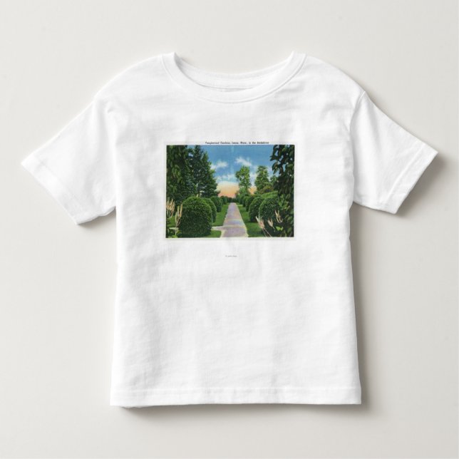 T-shirt Pour Les Tous Petits La vue du Tanglewood fait du jardinage # 2 (Devant)