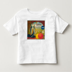 T-shirt Pour Les Tous Petits LabelCorona orange royal, CA