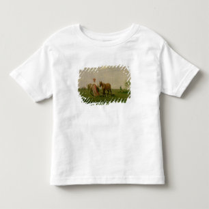 T-shirt Pour Les Tous Petits Labourant au printemps, 1820s