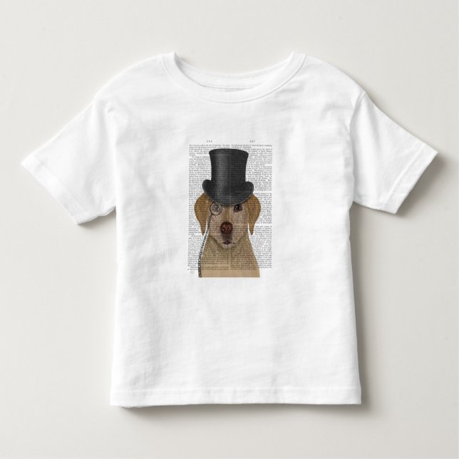 T-shirt Pour Les Tous Petits Labrador jaune, Hound officiel et Casquette (Devant)