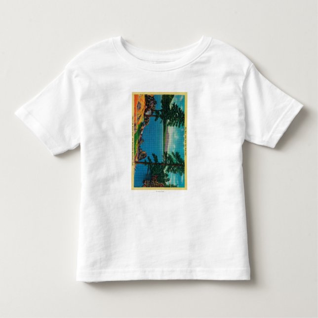 T-shirt Pour Les Tous Petits Lac big Bear du West End (Devant)