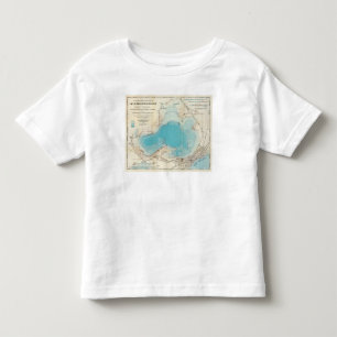 T-shirt Pour Les Tous Petits Lac hydrographique Mendota de carte