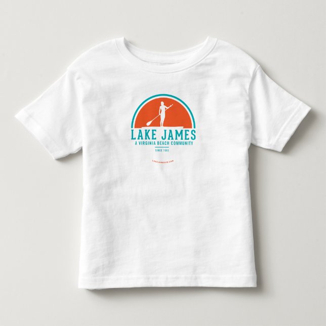 T-shirt Pour Les Tous Petits Lac James Toddler Serene Summers Top (Devant)
