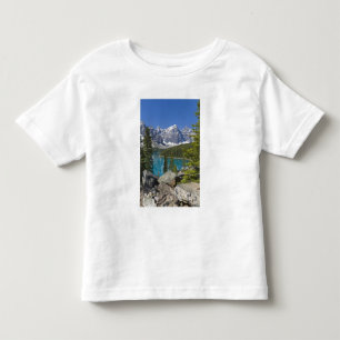 T-shirt Pour Les Tous Petits Lac Moraine, Rocheuses canadiennes, Alberta, Canad