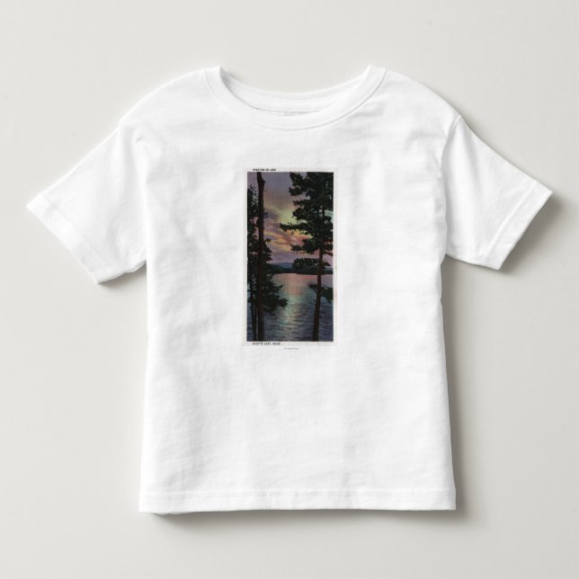 T-shirt Pour Les Tous Petits Lac Payette, identification - Evintide sur la (Devant)