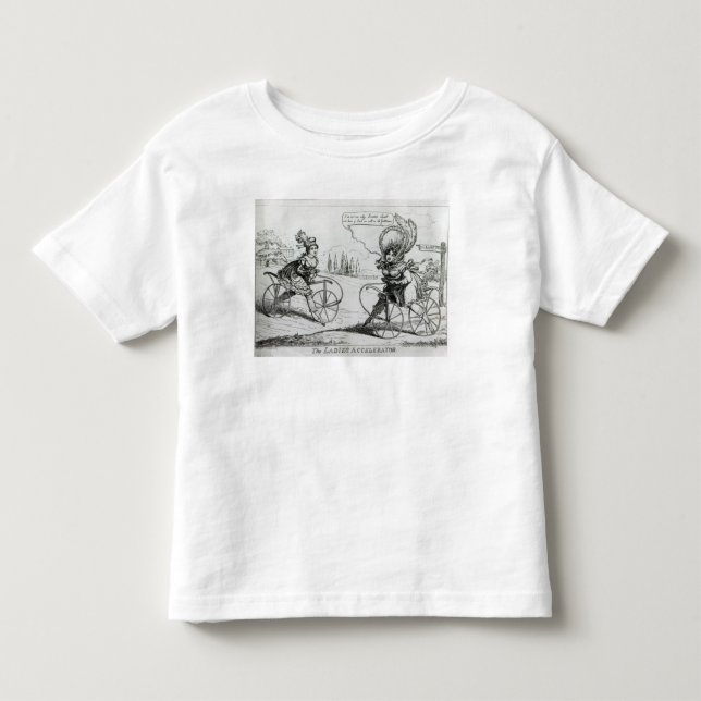 T-shirt Pour Les Tous Petits L'accélérateur Dames, 1819 (Devant)