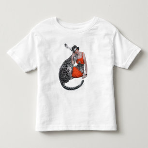 T-shirt Pour Les Tous Petits Lady et Leopard