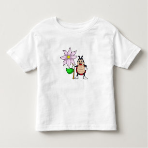 T-shirt Pour Les Tous Petits Ladybug avec Flower.PNG