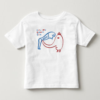 T-shirt Pour Les Tous Petits Laissez-moi en bas de monsieur
