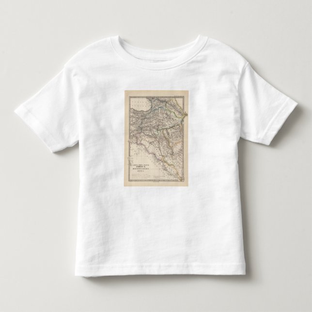T-shirt Pour Les Tous Petits L'Albanie, Ibérie, Colchis, Arménie, Mésopotamie (Devant)