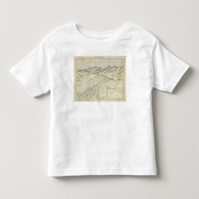 T-shirt Pour Les Tous Petits L'Algérie (Devant)