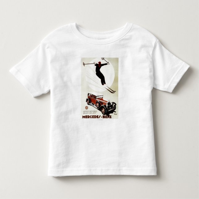T-shirt Pour Les Tous Petits L'Allemagne - sauter de skieur (Devant)