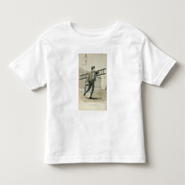 T-shirt Pour Les Tous Petits L'allumeur de lampe (Devant)
