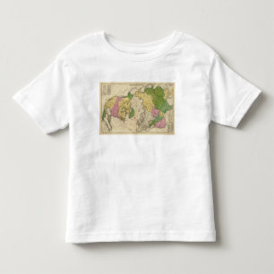 T-shirt Pour Les Tous Petits L'Amérique du Nord, Asie