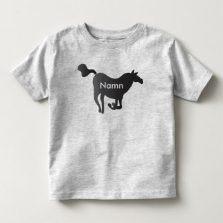 T-shirt Pour Les Tous Petits Långärmad tröja med häst & namn