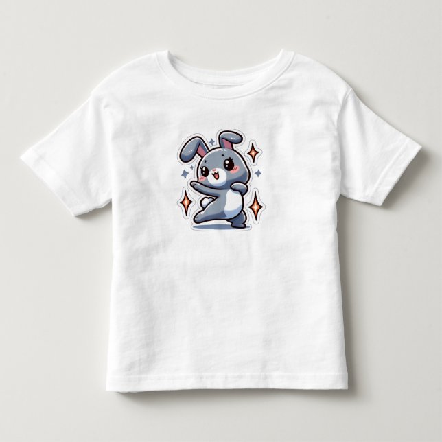 T-shirt Pour Les Tous Petits Lapin (Devant)