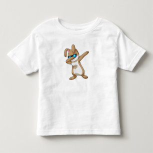 T-shirt Pour Les Tous Petits Lapin à Hip hop Dance Dab