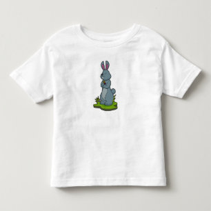 T-shirt Pour Les Tous Petits Lapin aux fleurs