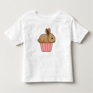 T-shirt Pour Les Tous Petits Lapin avec muffin