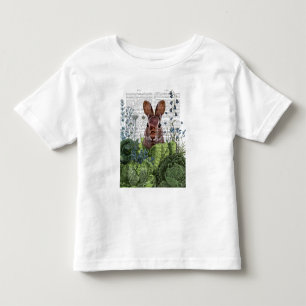 T-shirt Pour Les Tous Petits Lapin dans un patch de choux