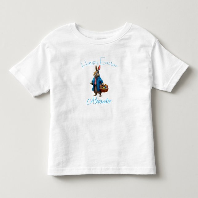 T-shirt Pour Les Tous Petits Lapin de Pâques  (Devant)