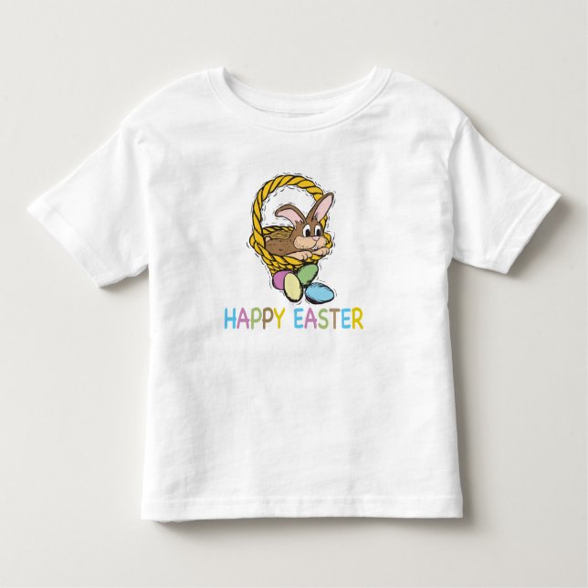 T-shirt Pour Les Tous Petits Lapin de Pâques (Devant)